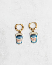 Load image into Gallery viewer, NEW YORK COFFEE EARRINGS
